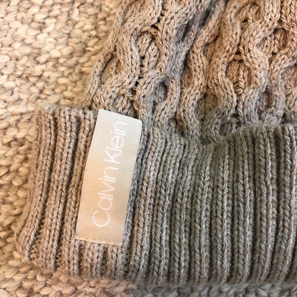 Tan Calvin Klein Winter Hat - Picture 3 of 7